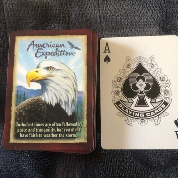 Deck of Playing Cards Bald Eagle Endangered Species Wildlife Bundle Price - Picture 1 of 4